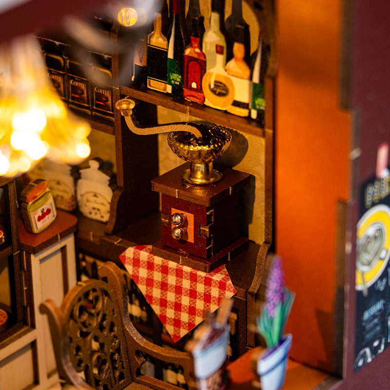 Coffee House DIY Book Nook Kit-Book Nook World