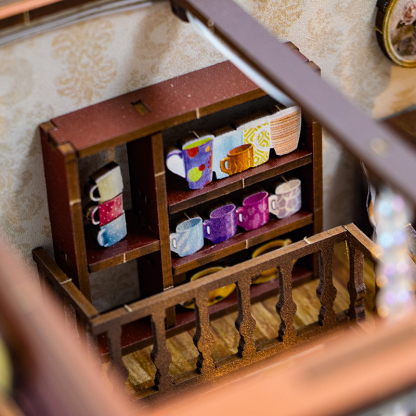 Coffee House DIY Book Nook Kit-Book Nook World