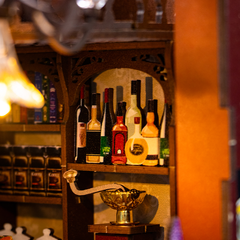 Coffee House DIY Book Nook Kit-Book Nook World