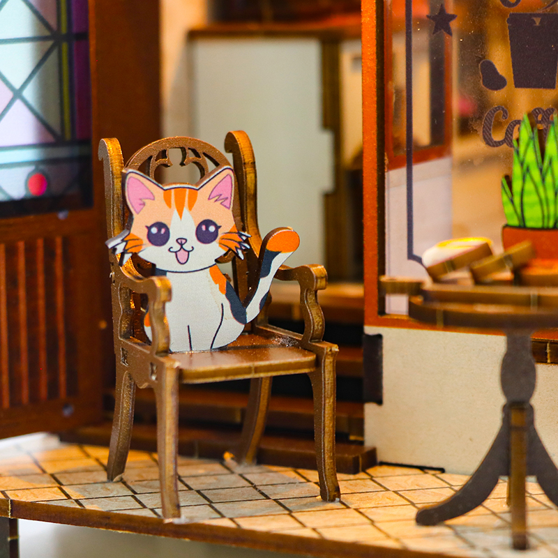 Coffee House DIY Book Nook Kit-Book Nook World