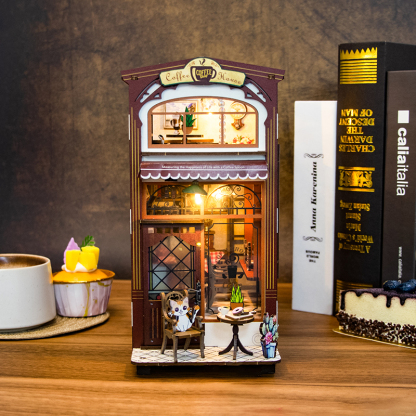 Coffee House DIY Book Nook Kit-Book Nook World