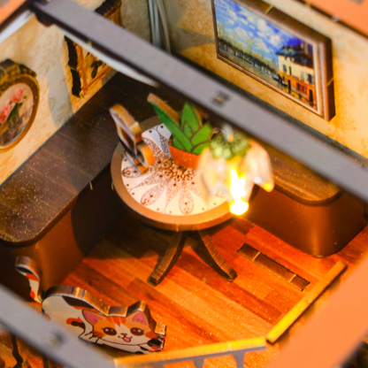 Coffee House DIY Book Nook Kit-Book Nook World