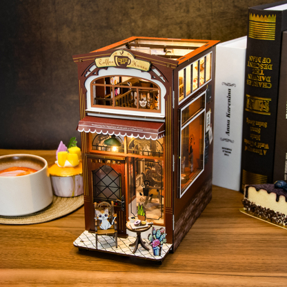 Coffee House DIY Book Nook Kit-Book Nook World