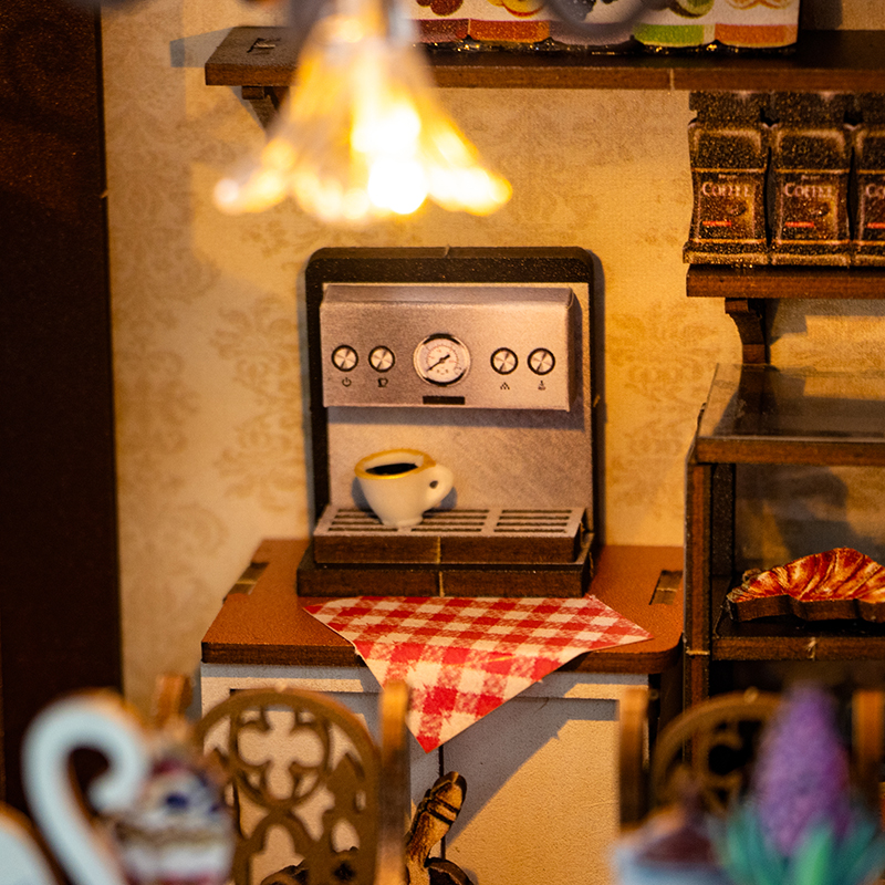 Coffee House DIY Book Nook Kit-Book Nook World