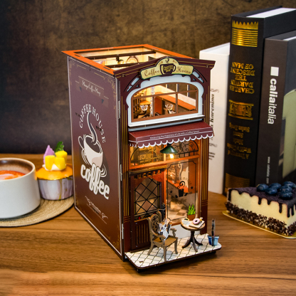 Coffee House DIY Book Nook Kit-Book Nook World
