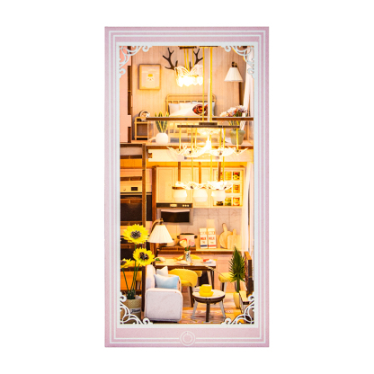 Pink Loft DIY Book Nook Kit-Book Nook World