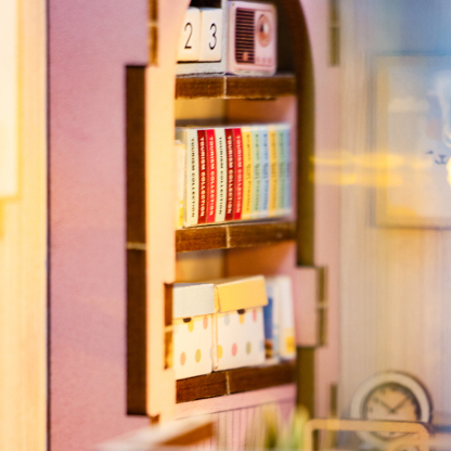 Pink Loft DIY Book Nook Kit-Book Nook World