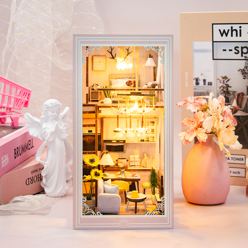 Pink Loft DIY Book Nook Kit-Book Nook World