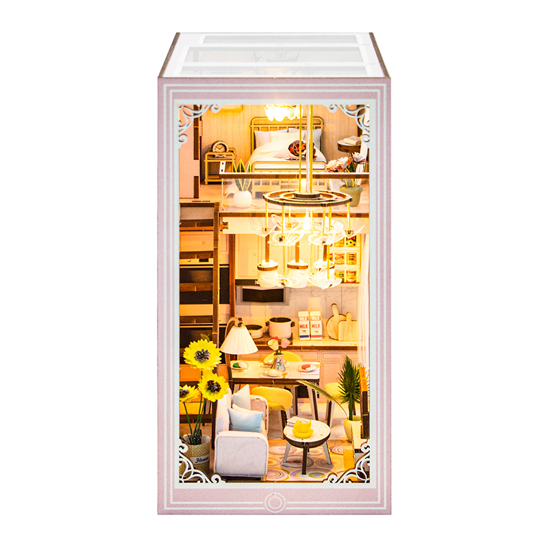 Pink Loft DIY Book Nook Kit-Book Nook World