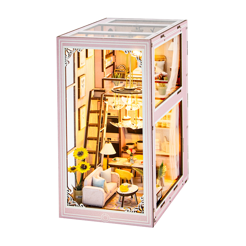 Pink Loft DIY Book Nook Kit-Book Nook World