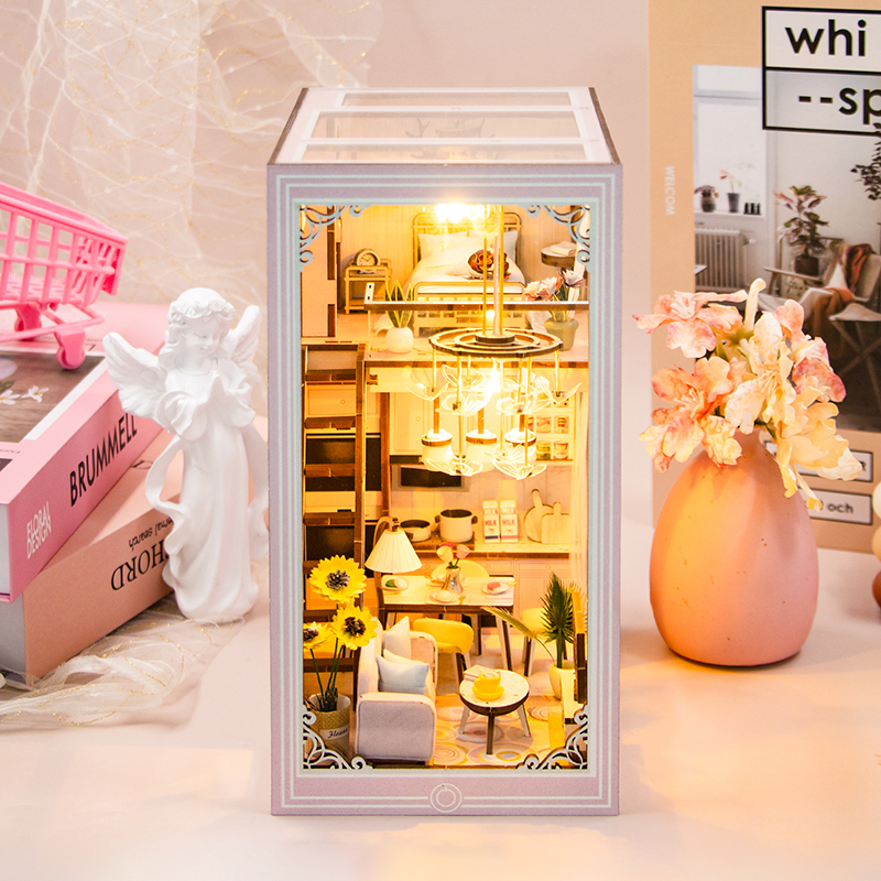 Pink Loft DIY Book Nook Kit-Book Nook World