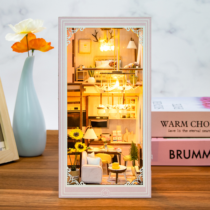 Pink Loft DIY Book Nook Kit-Book Nook World