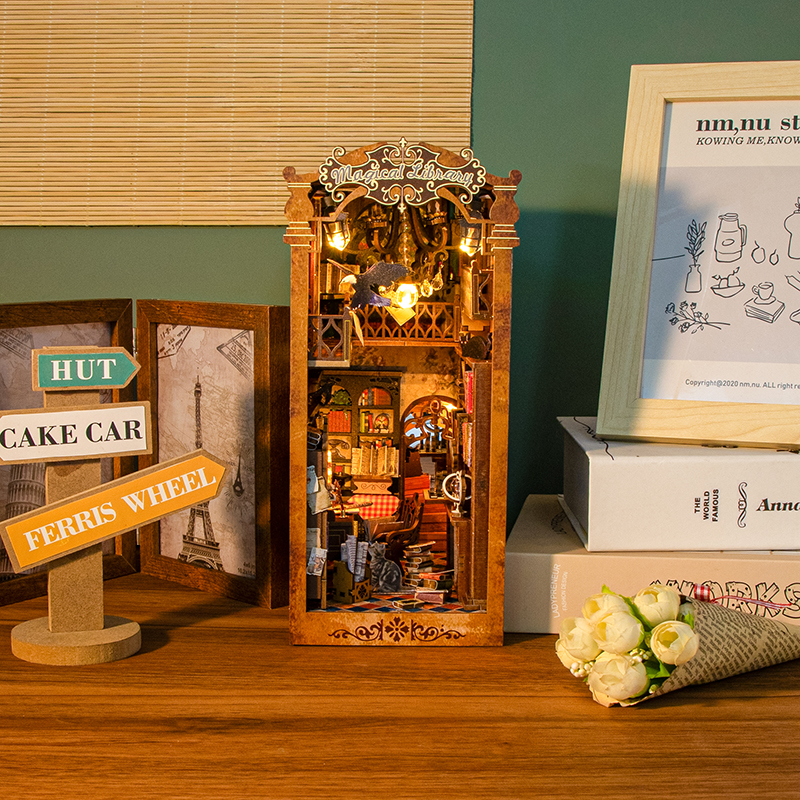 Magical Library DIY Book Nook Kit