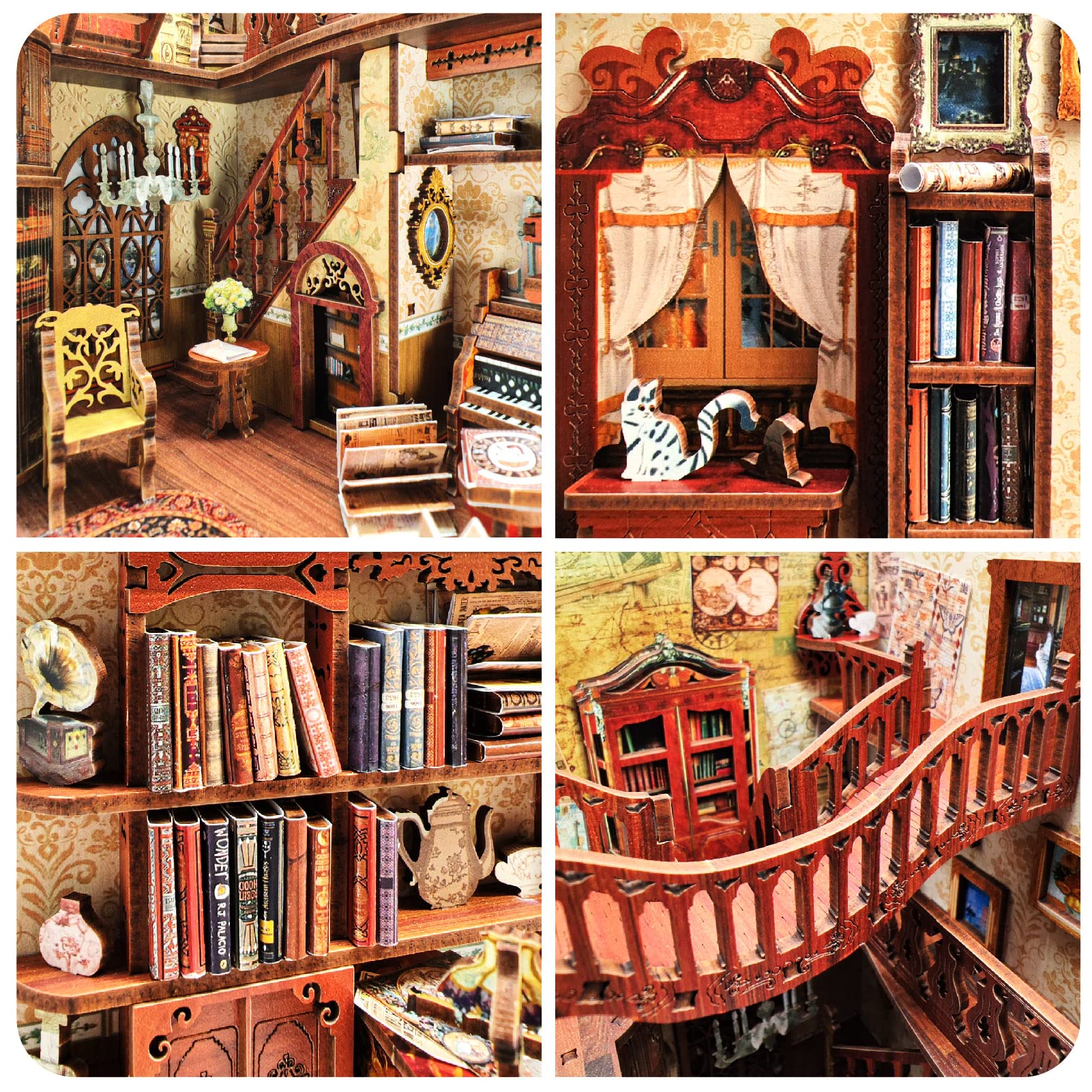  Magic Book House DIY Book Nook Kit-Book Nook World