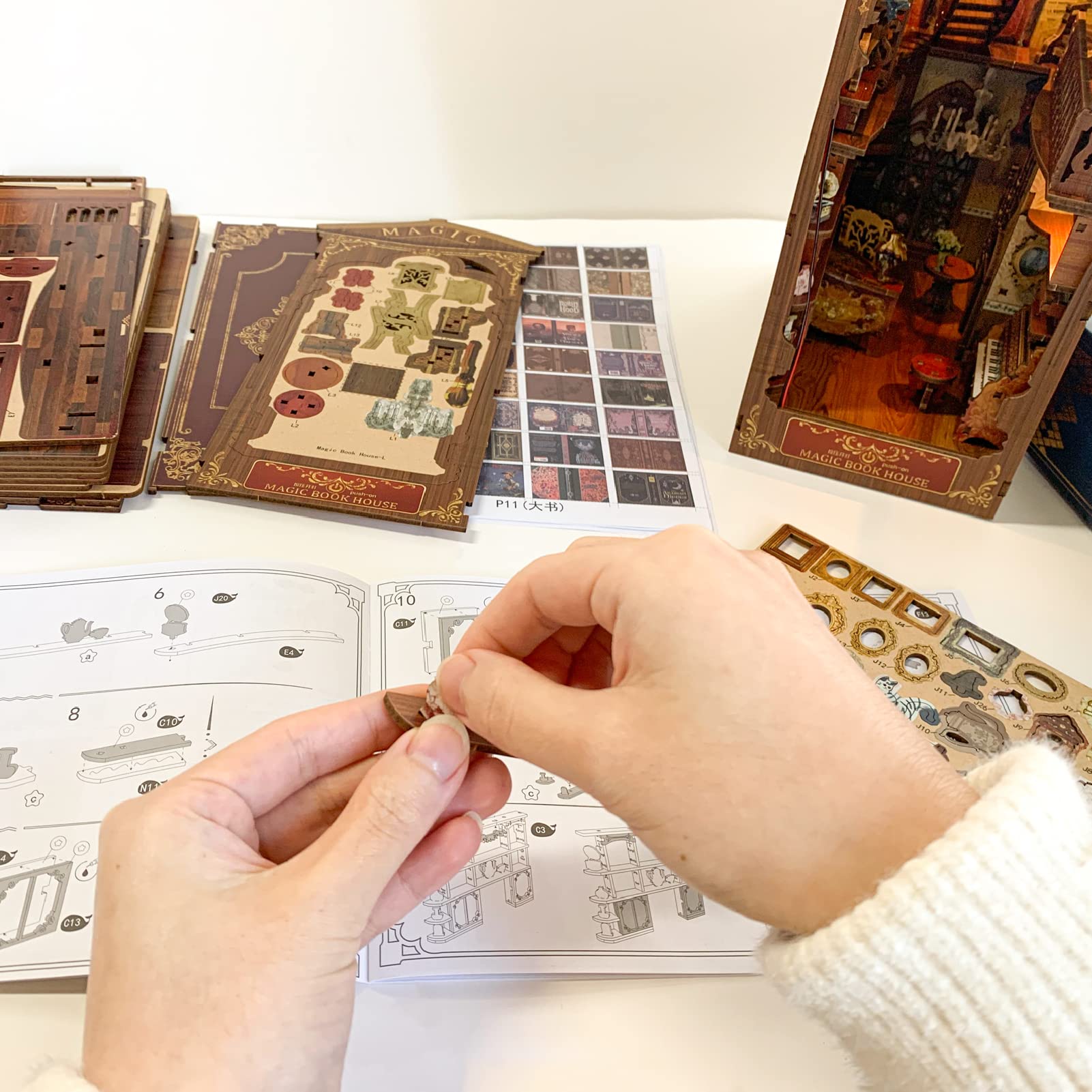  Magic Book House DIY Book Nook Kit-Book Nook World