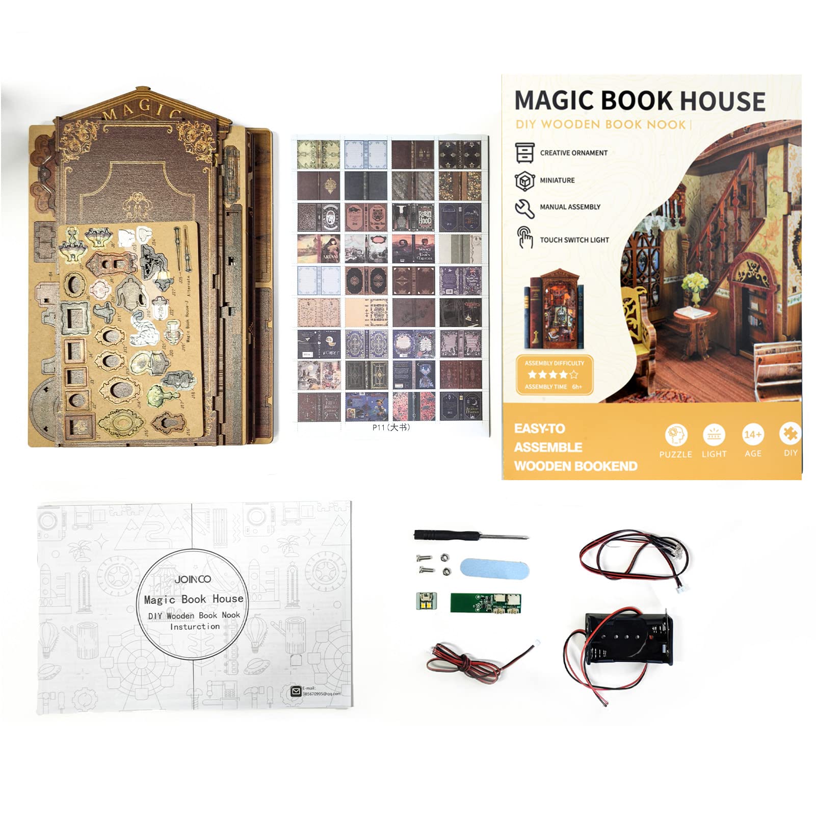  Magic Book House DIY Book Nook Kit-Book Nook World