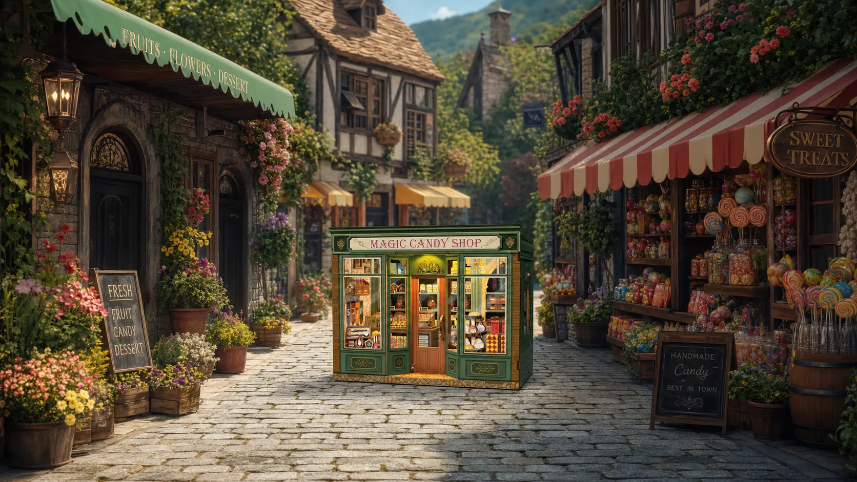 Step Into a Whimsical Candy Shop Where Magic Meets Sweet Charm