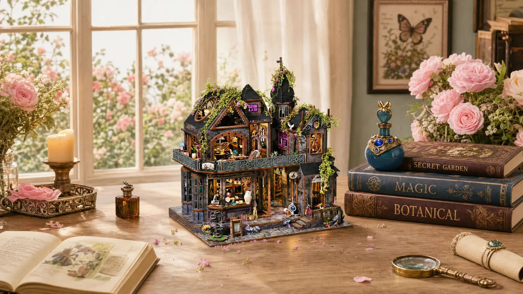 Step inside an enchanted castle woven with dual magic