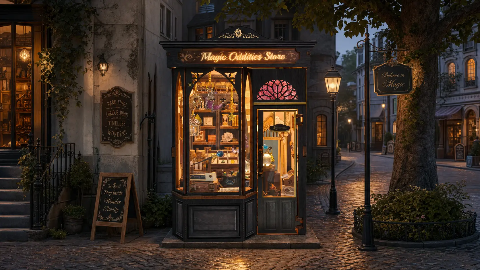 Where fantasy comes alive, and the hidden magic shop whispers endless wonder