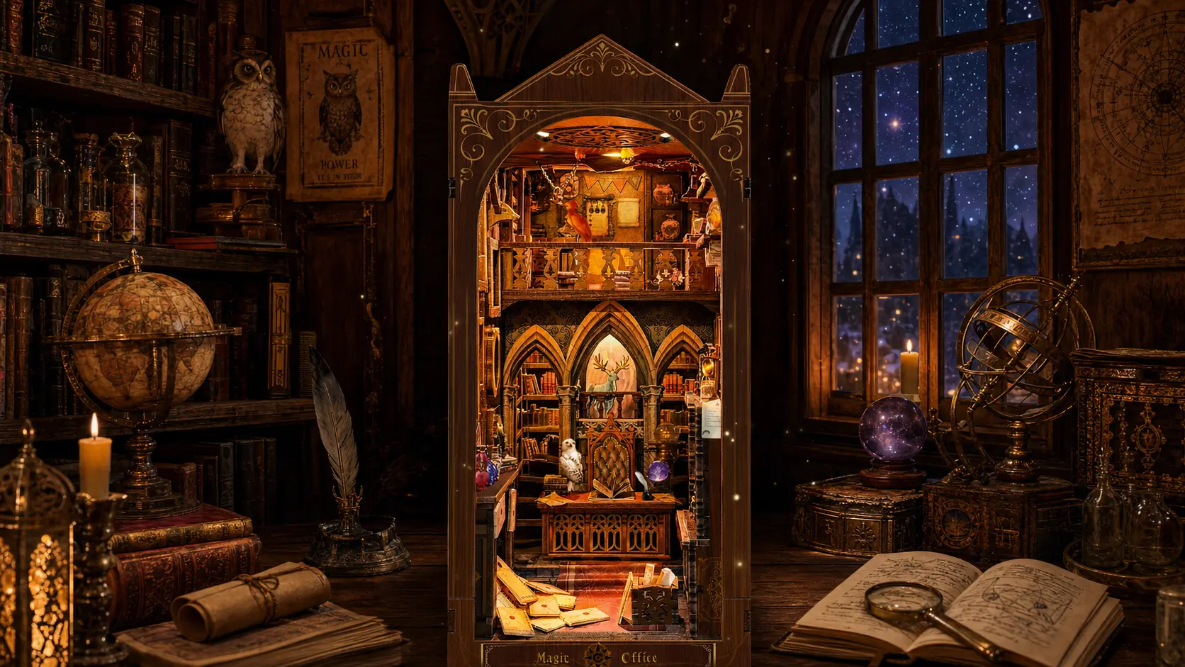 Wave Your Wand to Unlock a Wizard’s Enchanted Magic Office