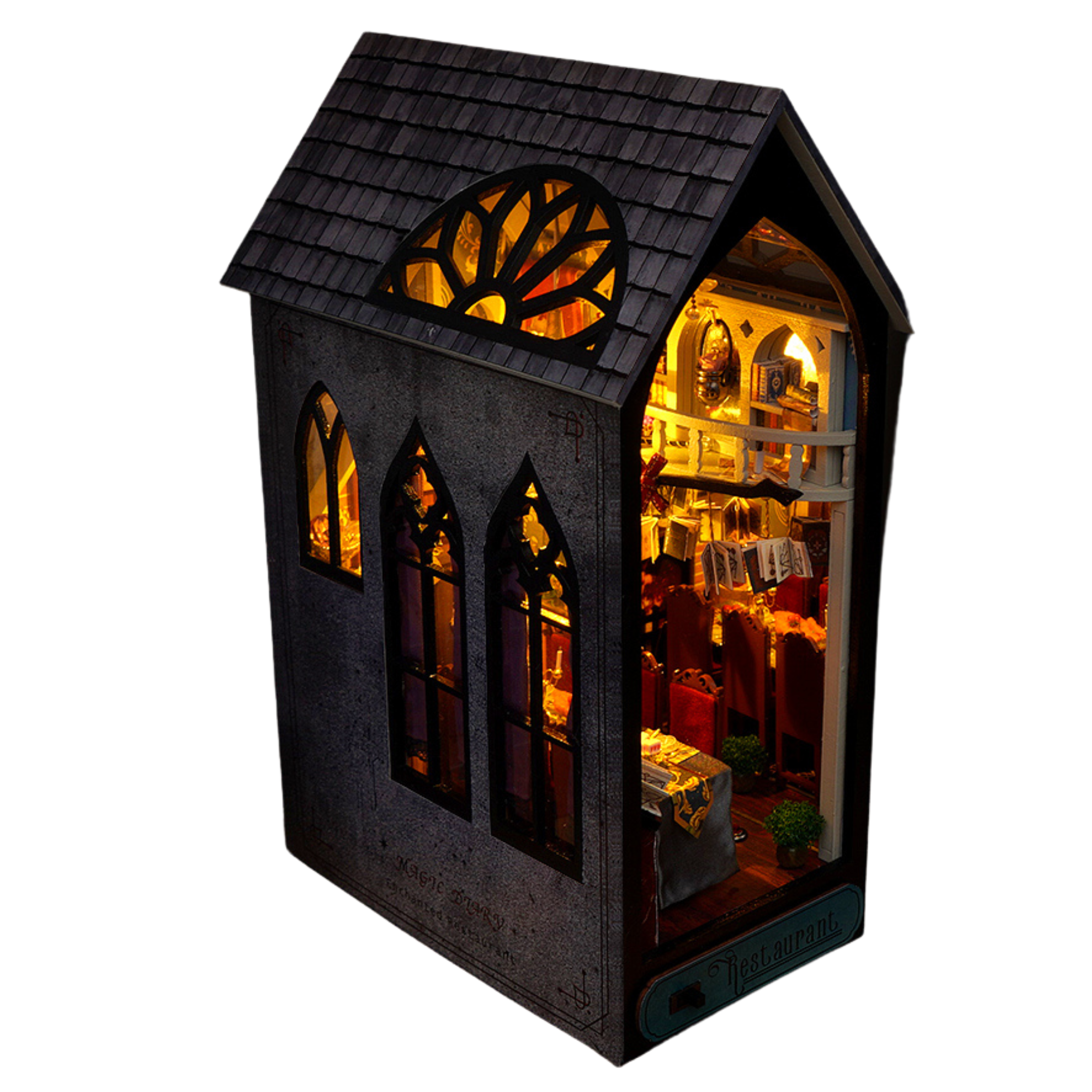 Magic Restaurant DIY Book Nook Kit-Book Nook World