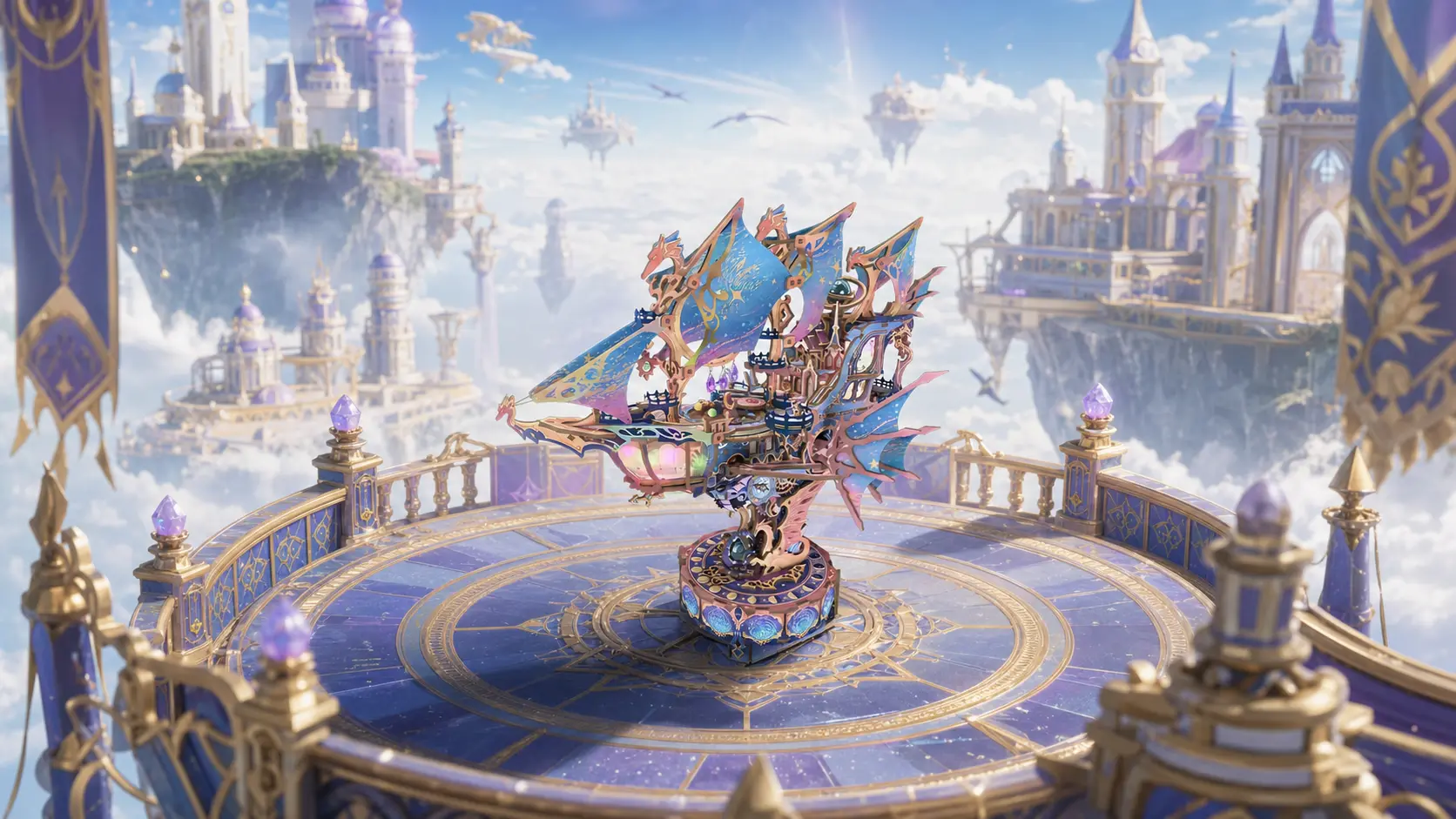 Soar into dreamy starry skies