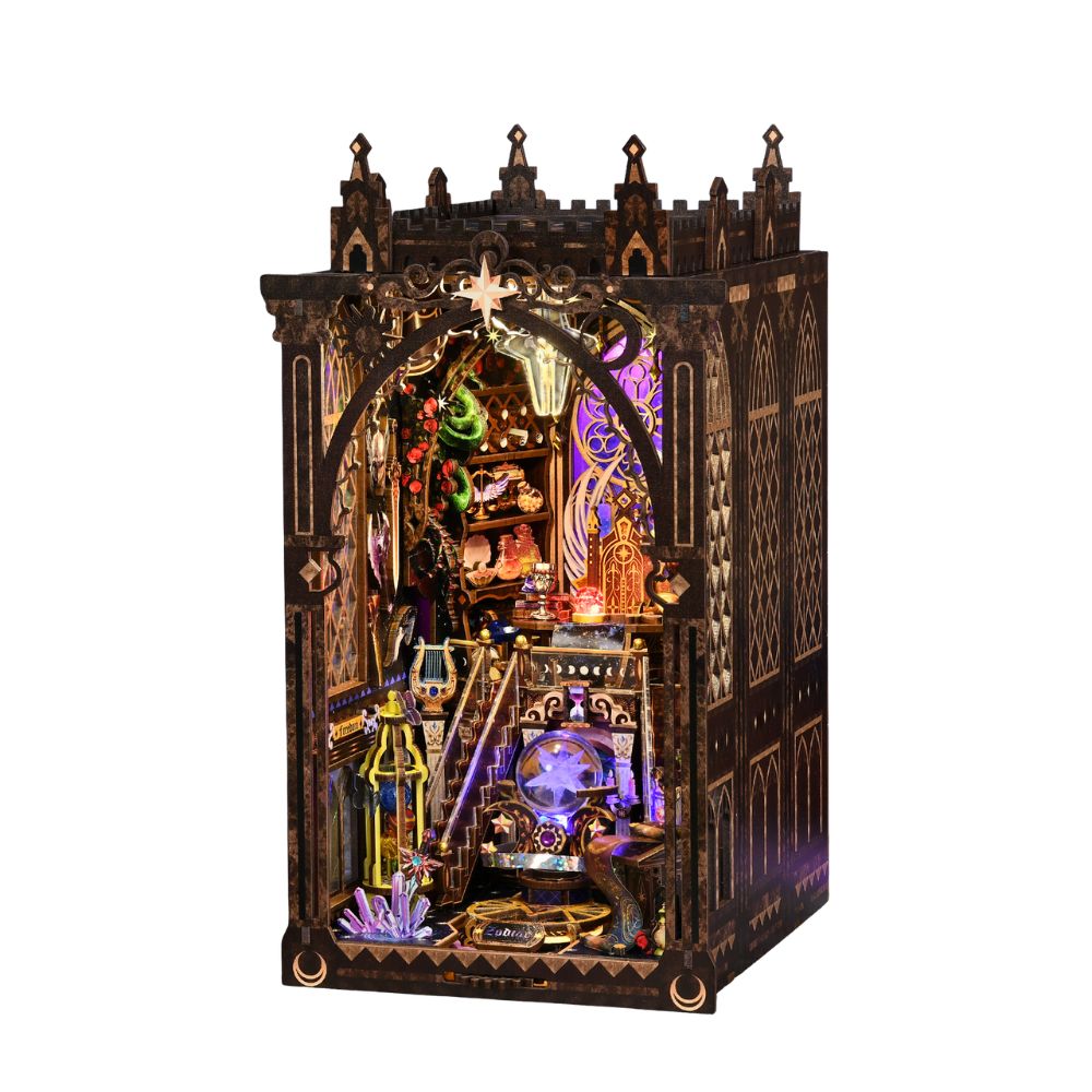 The kit is inspired by astrology and the twelve zodiac signs, featuring elements like glowing crystals, a phoenix, and lunar symbols. 