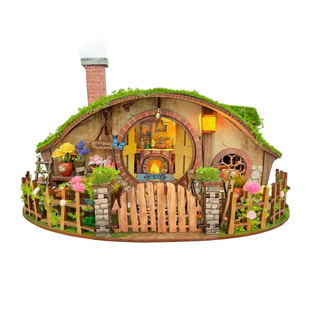 The Magic Ring Mini House Kit l DIY Miniature Kit build details
