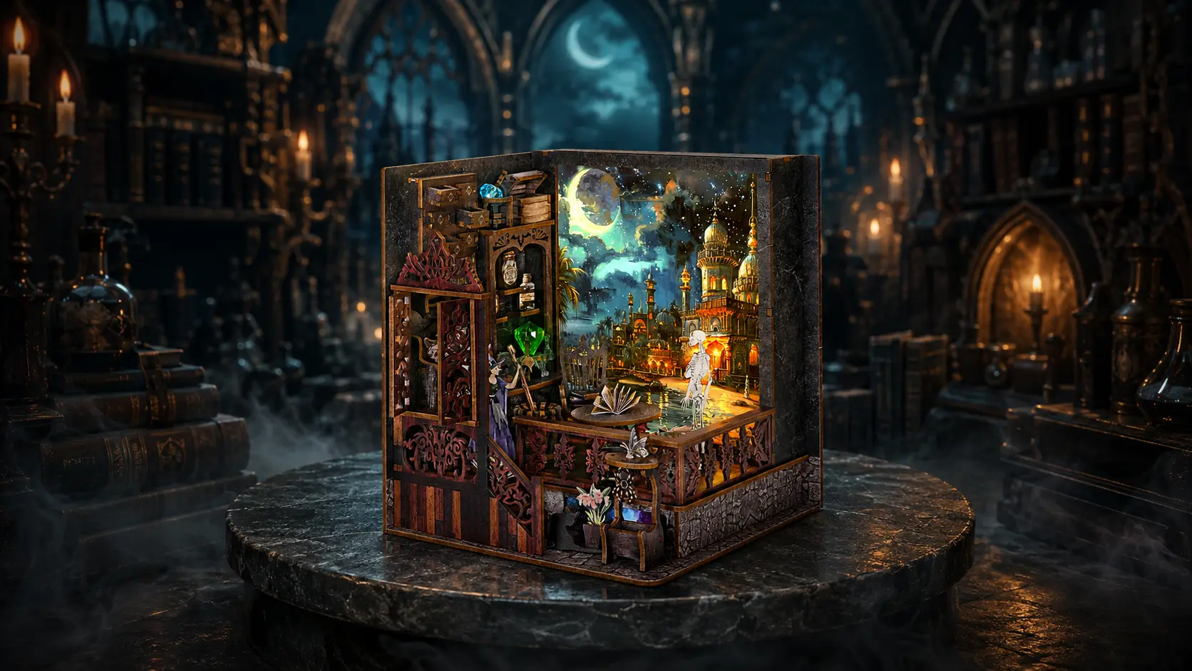 Where Mystery Glows in a Mystic Chamber
