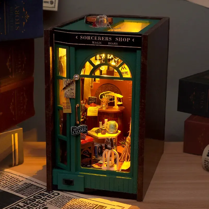 Mystic Tome: Sorcerer’s Shop DIY Book Nook Kit BNW