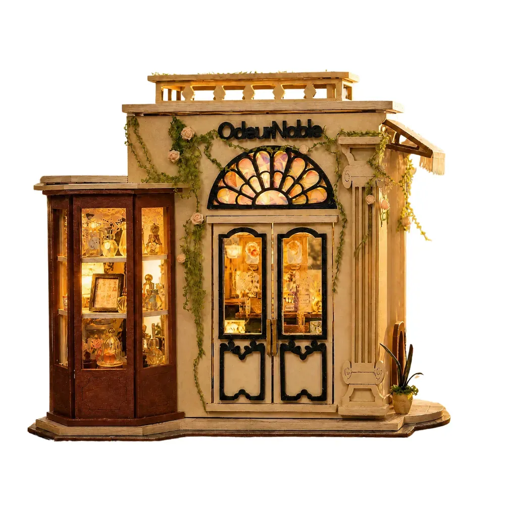 Dettagli di montaggio di Kit in miniatura fai-da-te per profumeria nobile
