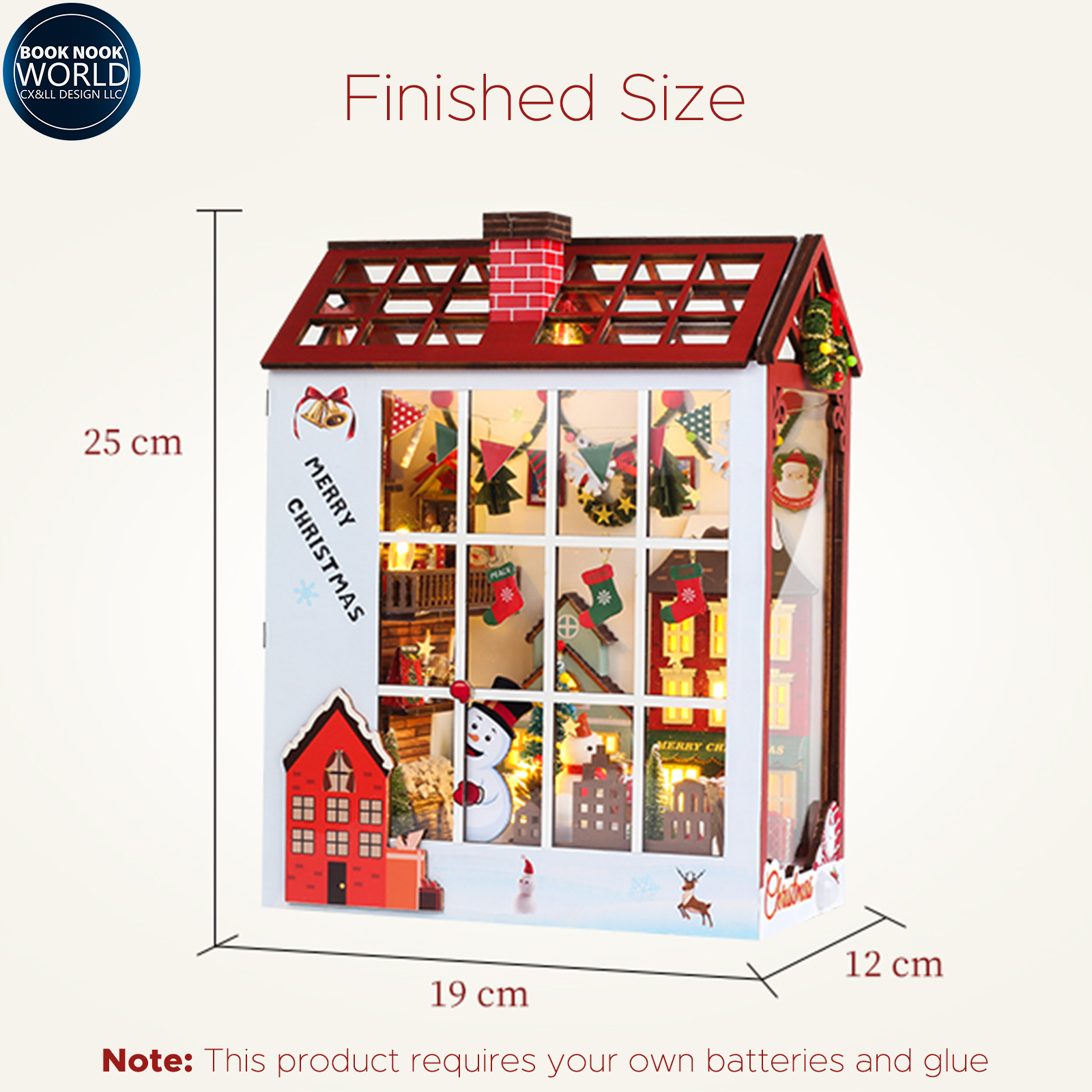 [NEW] Christmas DIY Book Nook Kit-Book Nook World