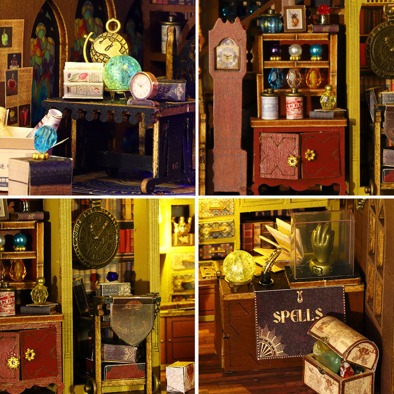 Magic Treasure House DIY Miniature Kit-Book Nook World