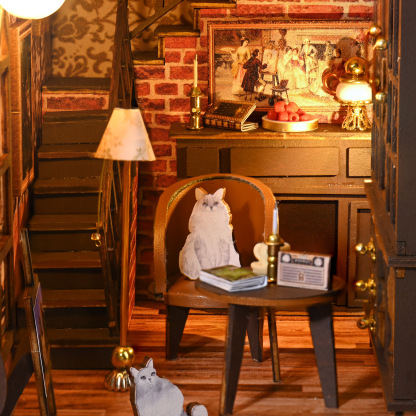 NO.9 Secret Castle DIY Book Nook Kit-Book Nook World