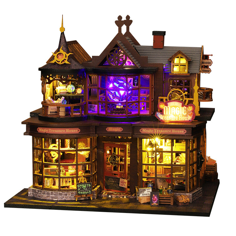 Magic Treasure House DIY Miniature Kit-Book Nook World