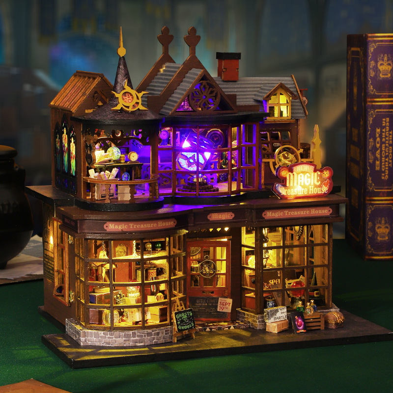 Magic Treasure House DIY Miniature Kit-Book Nook World