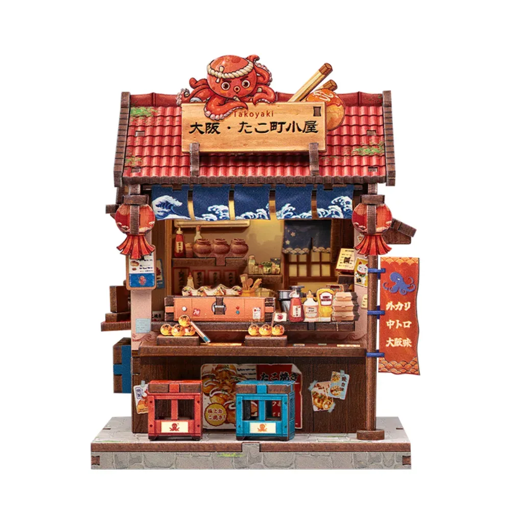 Osaka Takoyaki DIY Mini House Kit l DIY Miniature Kit BNW