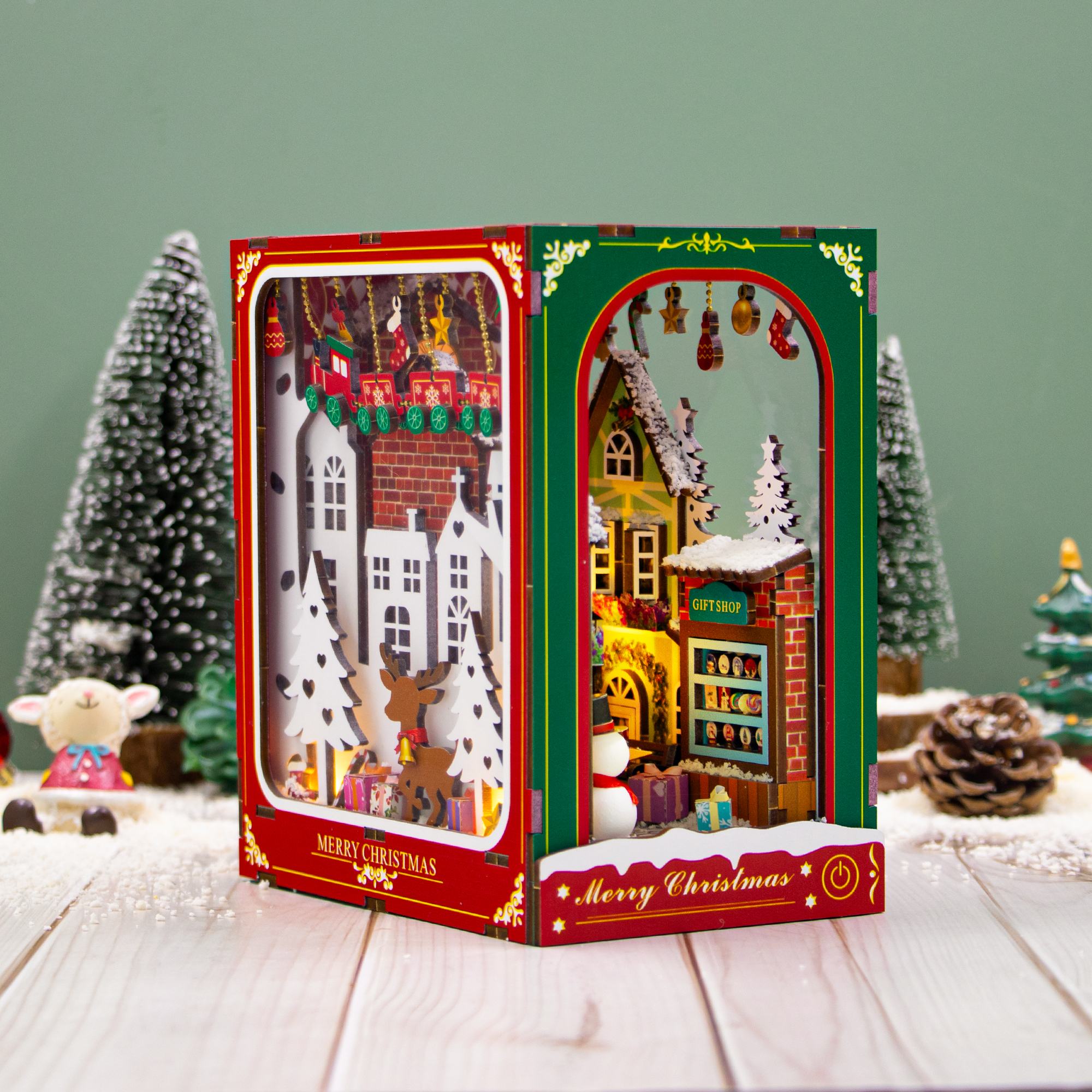 Enchanted Christmas DIY Book Nook Kit-Book Nook World