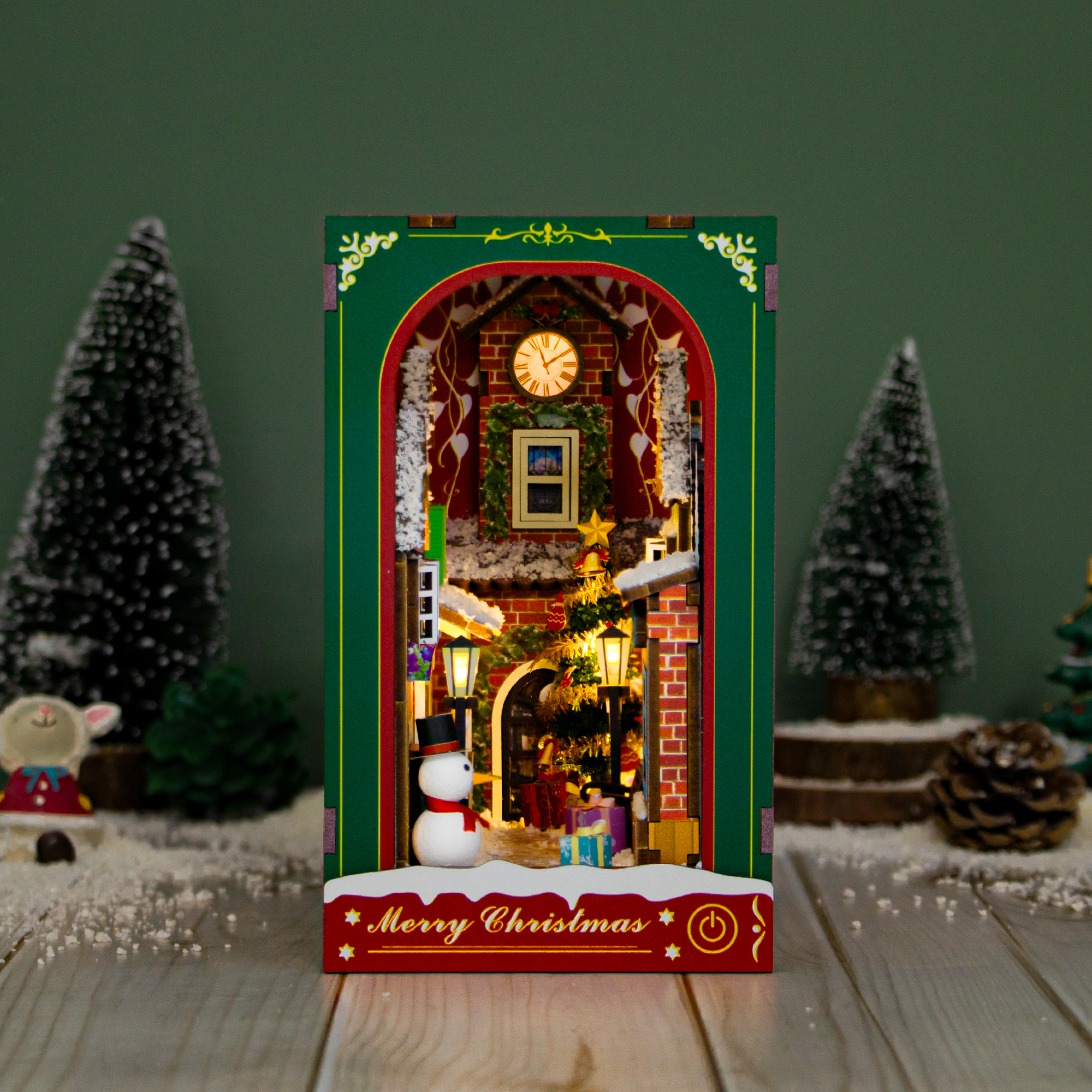 Enchanted Christmas DIY Book Nook Kit-Book Nook World
