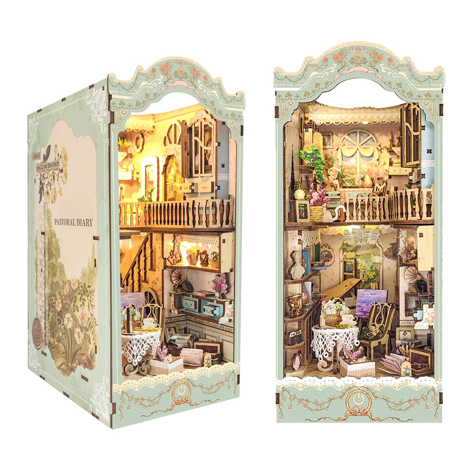 Pastoral Style DIY Book Nook Kit-Book Nook World
