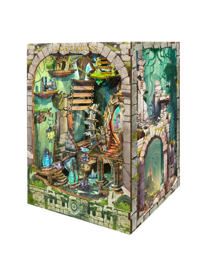 Lost Ruins DIY Book Nook Kit-Book Nook World