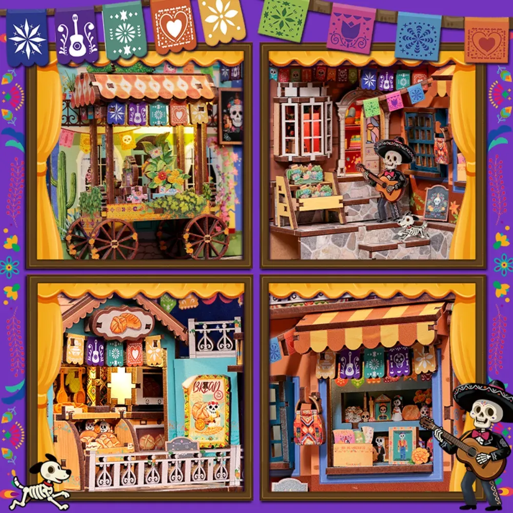 Geïnspireerd door Día de los Muertos (Dag van de Doden)