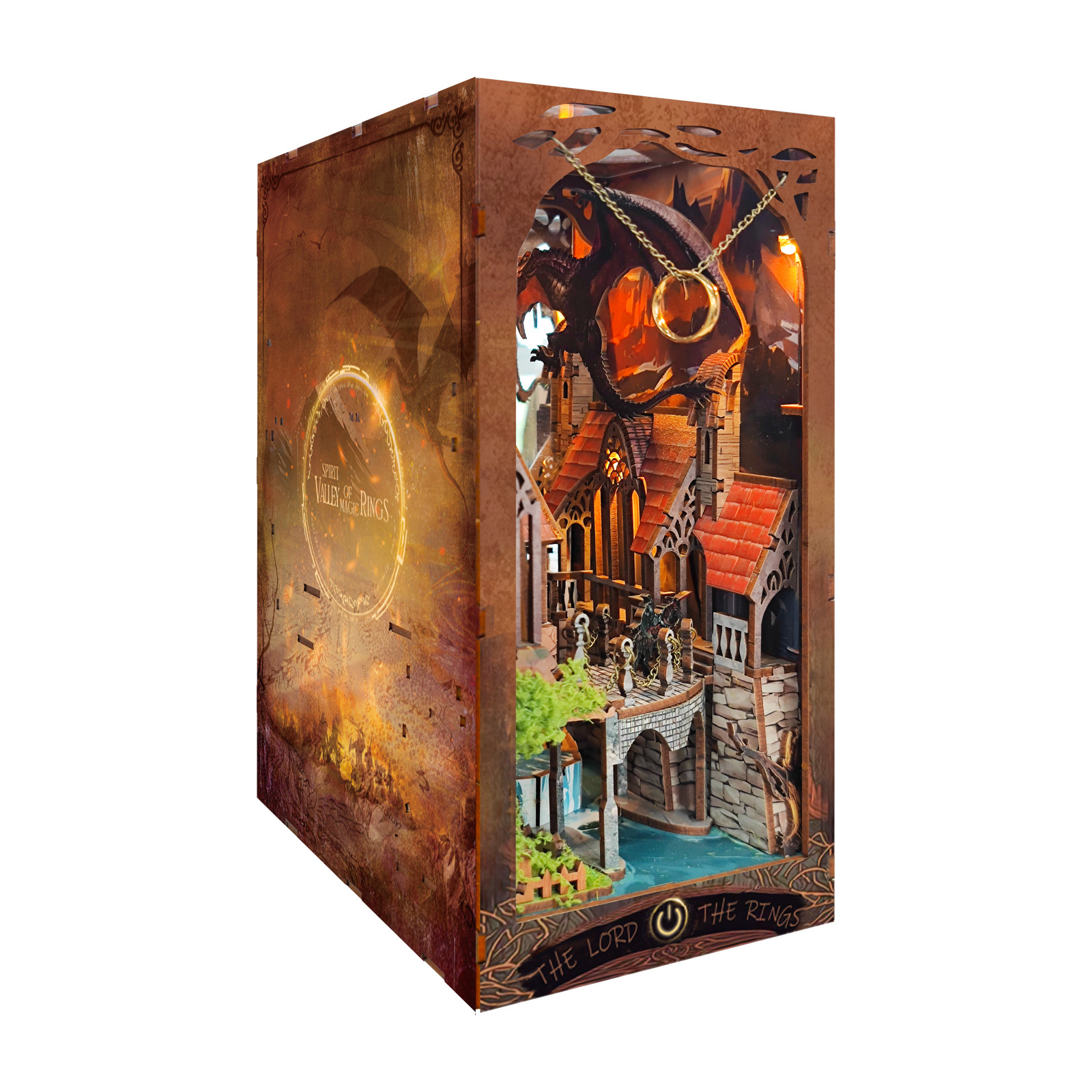 L.O.T.R | Spirit Valley of the Magic Ring DIY Book Nook Kit