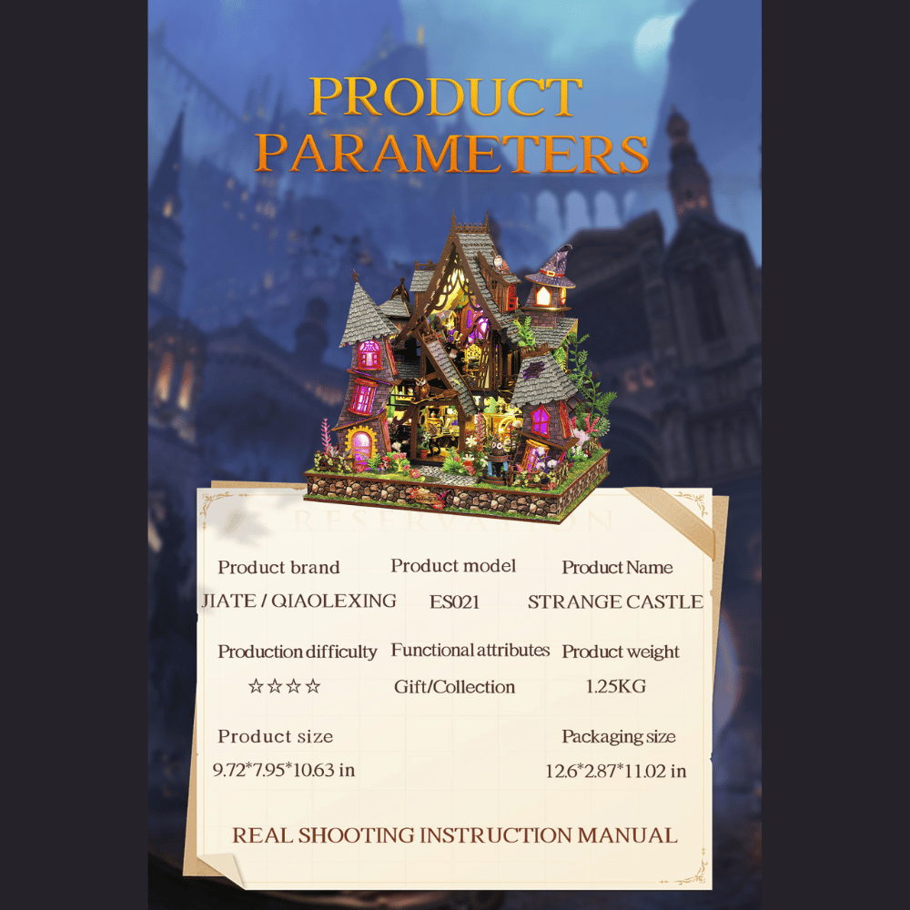 Strange Castle DIY Mini House Kit l DIY Miniature Kit