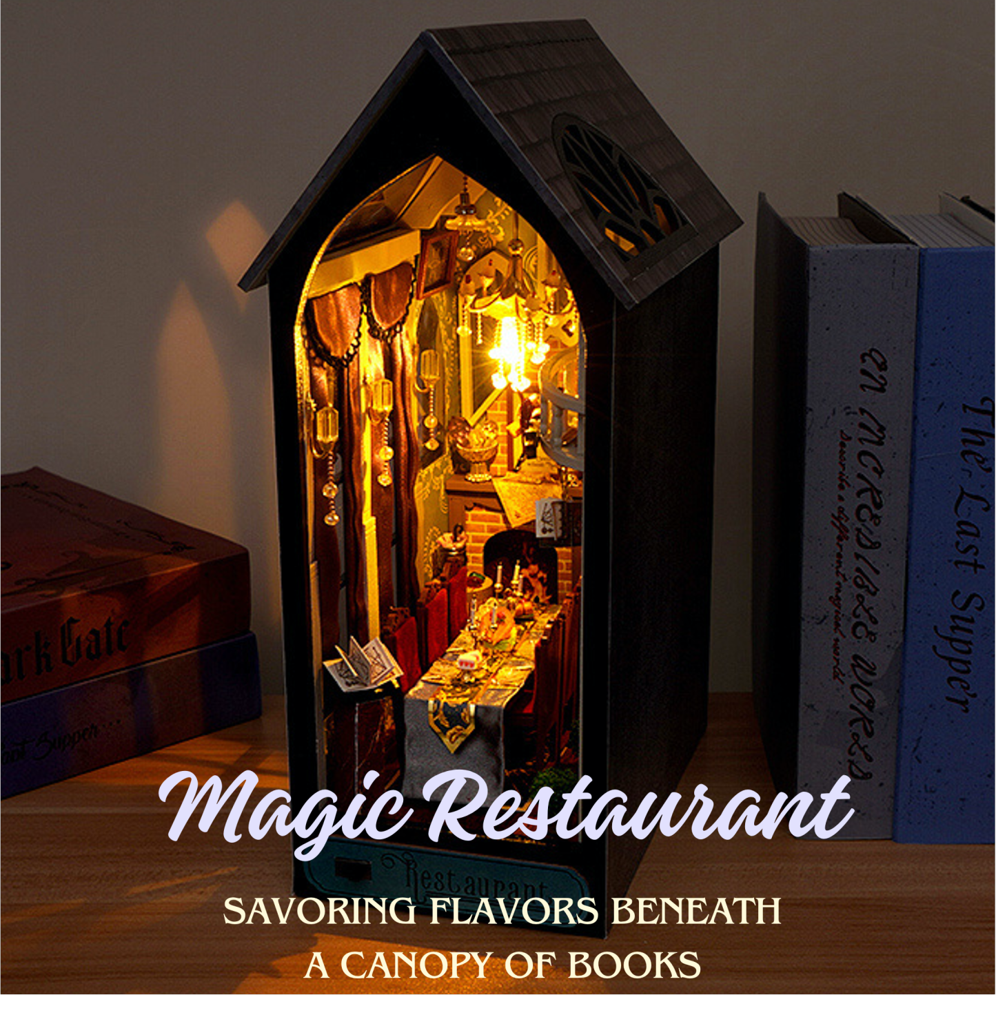 Magic Restaurant DIY Book Nook Kit-Book Nook World