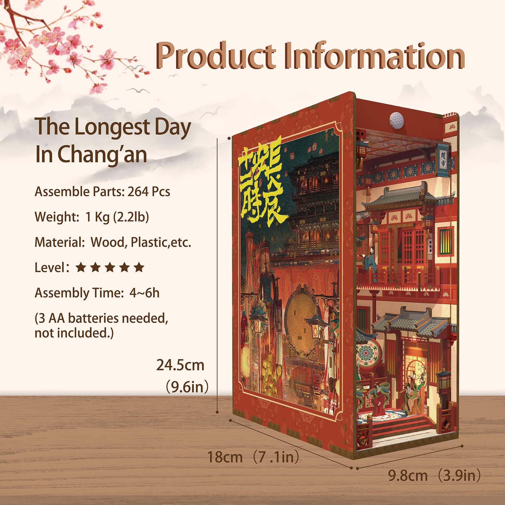 The Longest Day in Chang'an DIY Book Nook Kit-Book Nook World