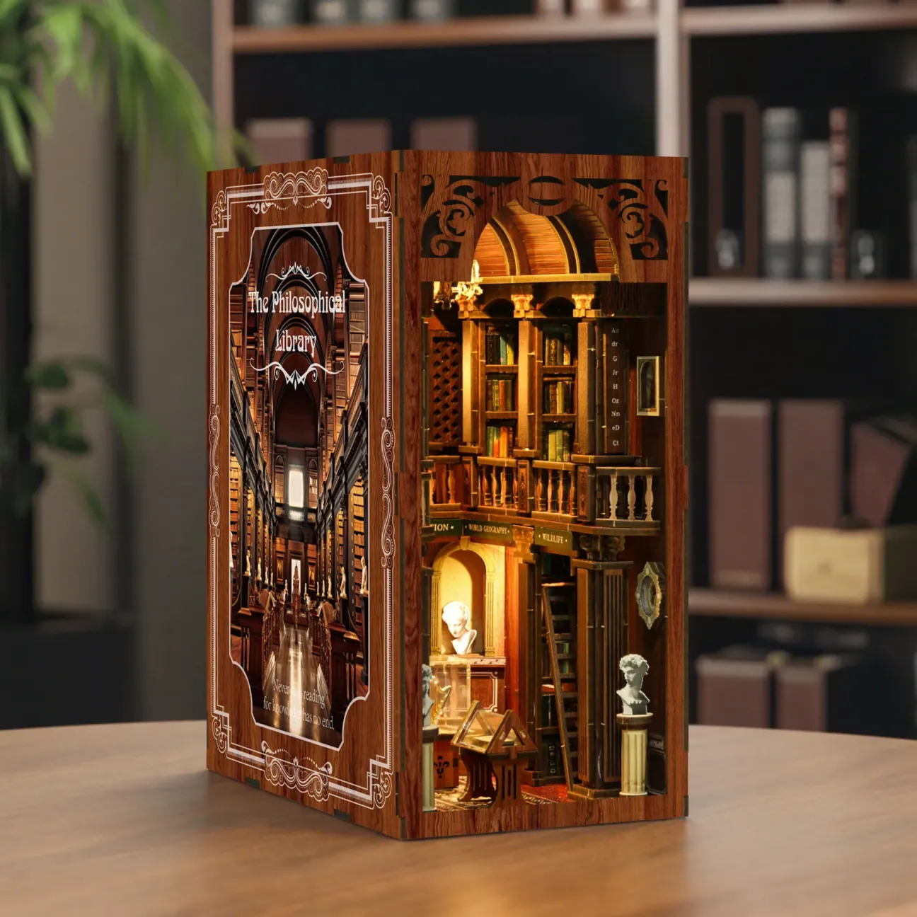 The Philosophical Library DIY Book Nook Kit BNW