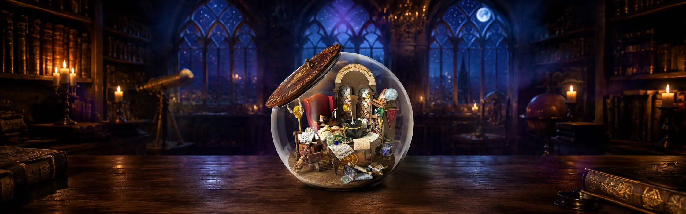 Where Alchemy Glows Beneath the Castle