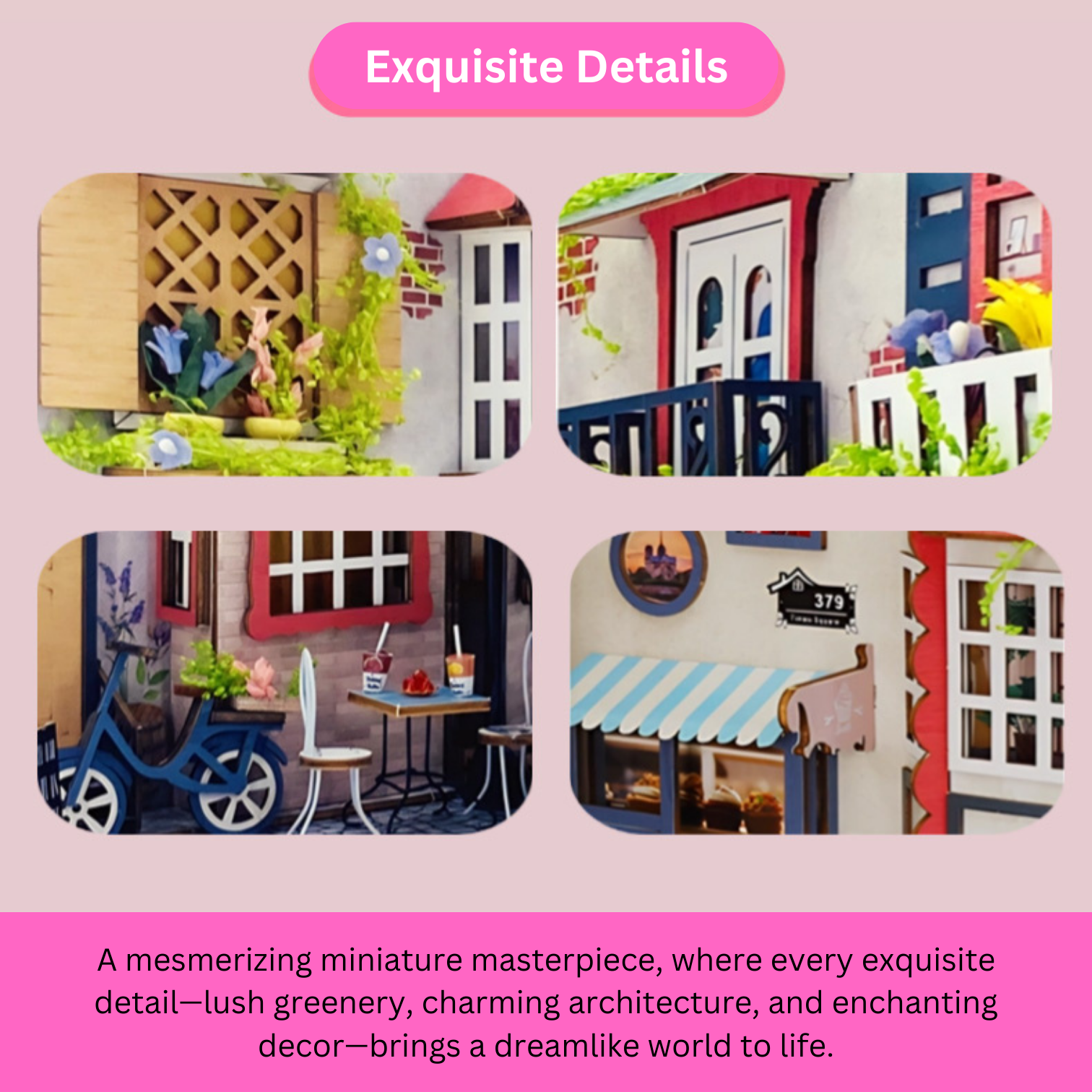 Parisian Alley DIY Book Nook Kit-Book Nook World