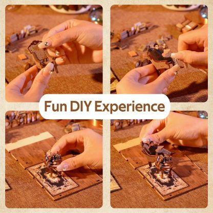 Violin Detective Agency DIY Book Nook Kit-Book Nook World